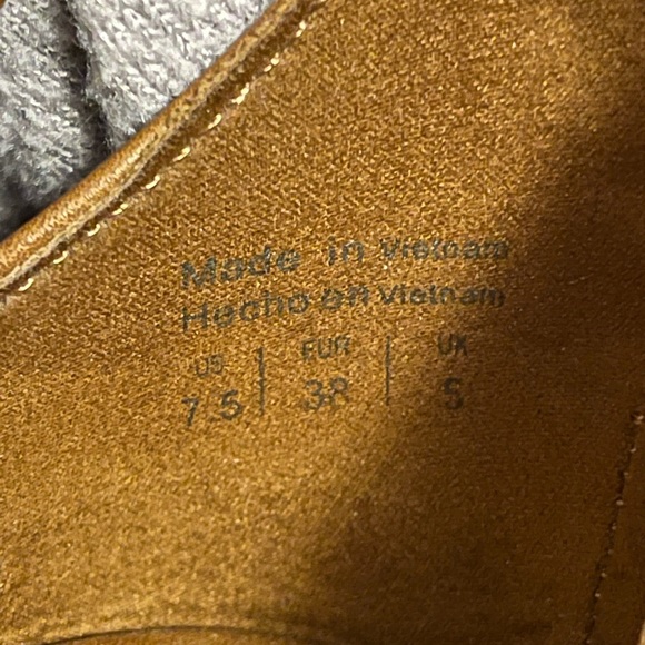 Brown heel sandals size 7.5 - Picture 4 of 5